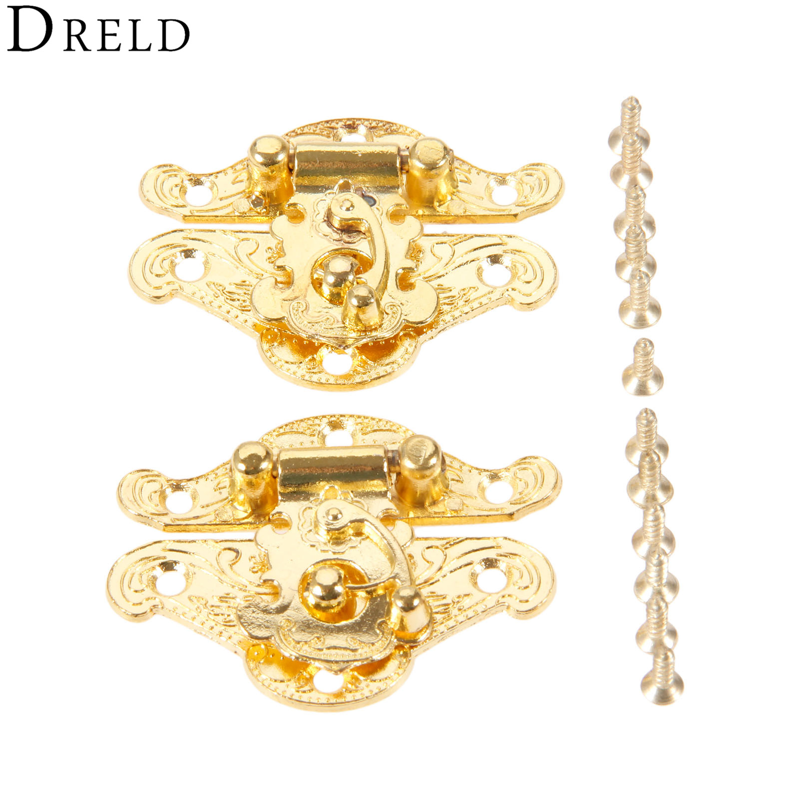 Furniture Hardware Gold - Замки DRELD под Античное золото для