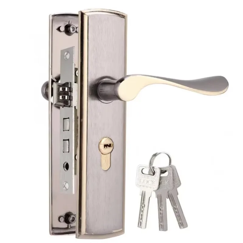 Furniture Hardware Gold - Золотая дверная ручка, замок бесшумный, строительный