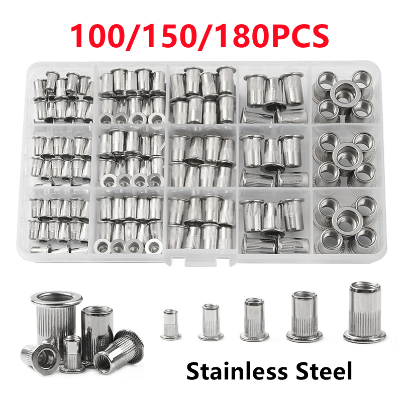 Cam Lock Nut - 100/150/180 шт. заклепка из нержавеющей стали