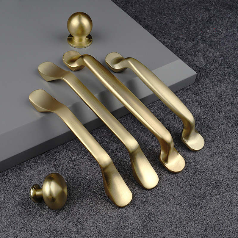 Furniture Hardware Gold - Золотые мебельные ручки из алюминия для