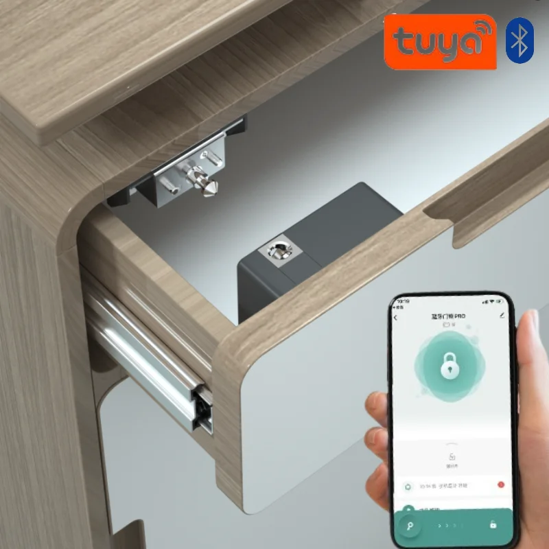 Furniture Hardware Manufacturers - Умный дверной замок Tuya, невидимый электронный