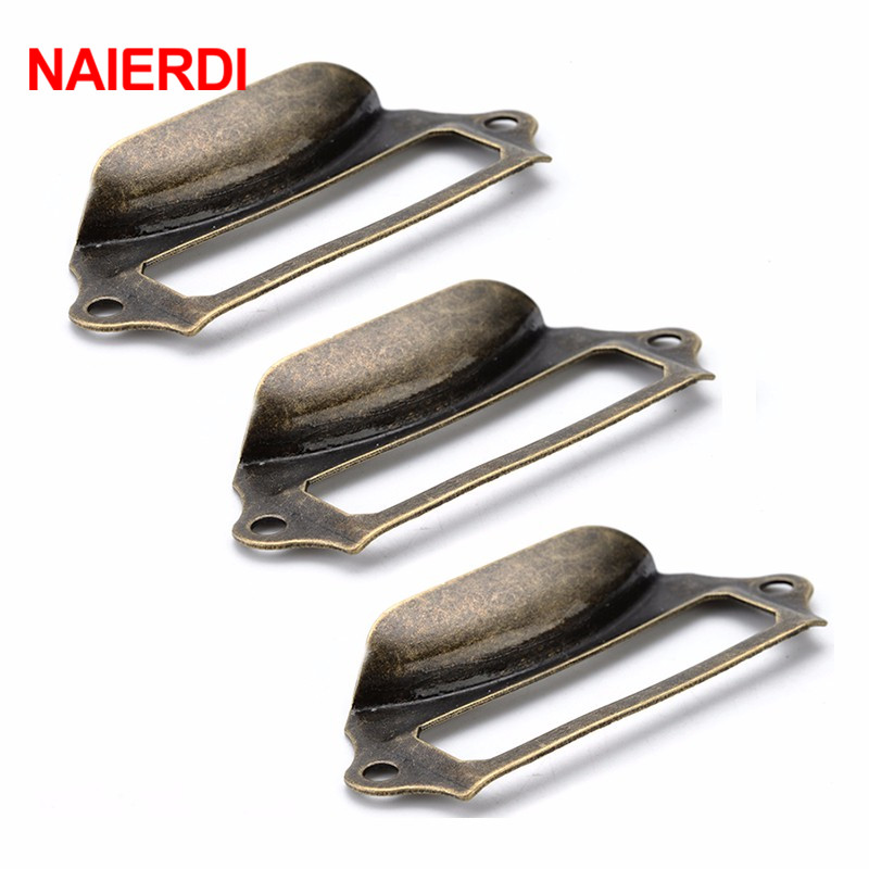 Furniture Hardware Names - Старинная латунная металлическая этикетка NAIERDI, 5