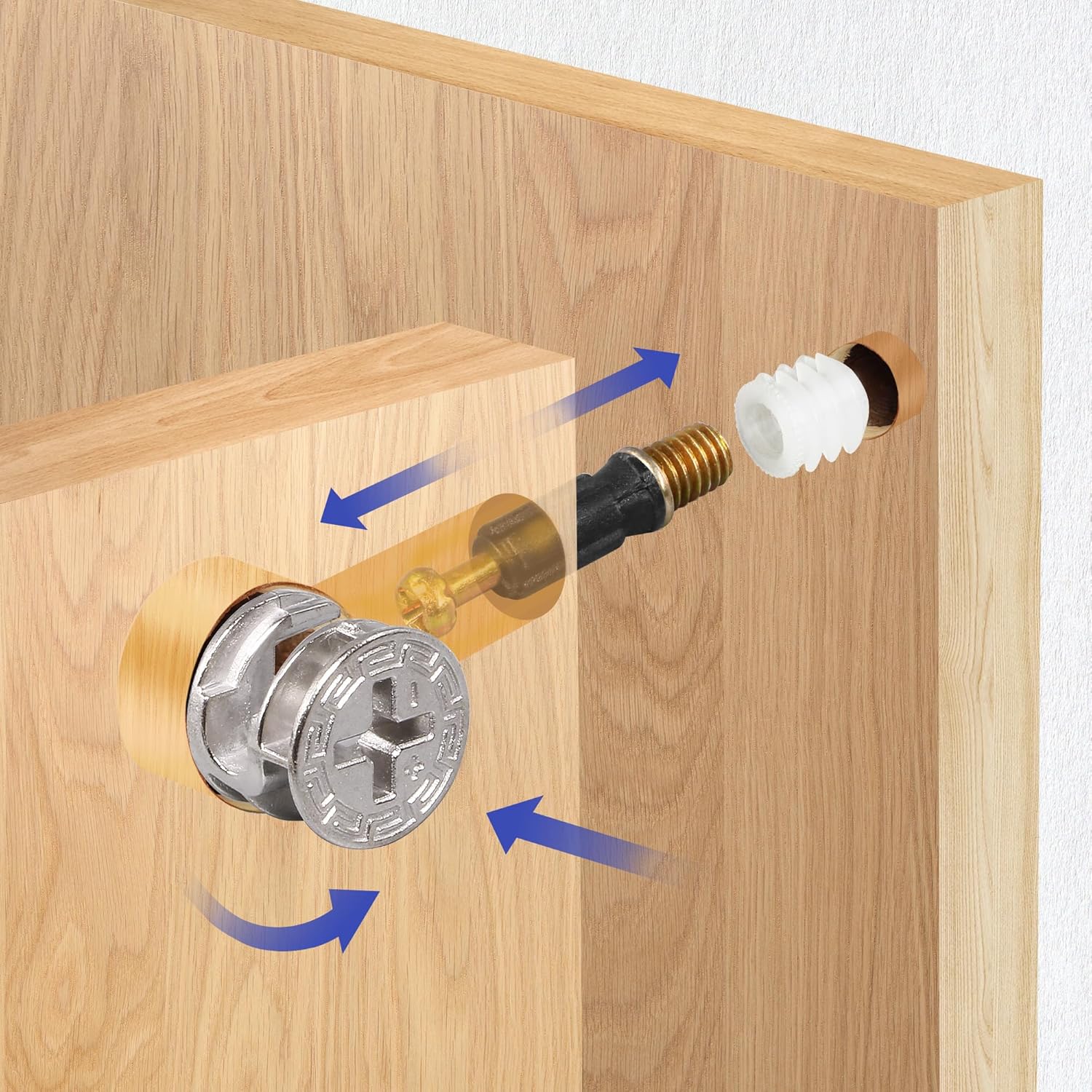 Мебельный соединитель 3-в-1: в – обзор и цена Cam Lock Nut