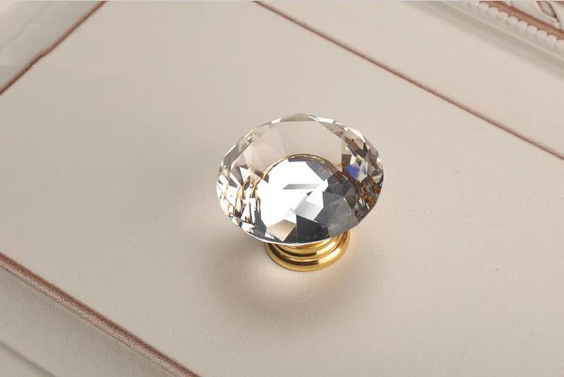 Хрустальные золотые ручки-кноп – обзор и цена Furniture Hardware Gold