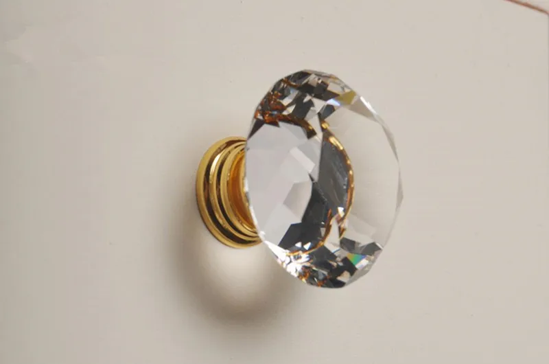 Хрустальные золотые ручки-кноп – обзор и цена Furniture Hardware Gold