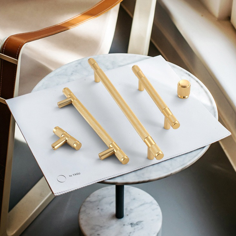 Черное золото с накаткой, ручк – обзор и цена Furniture Hardware Gold