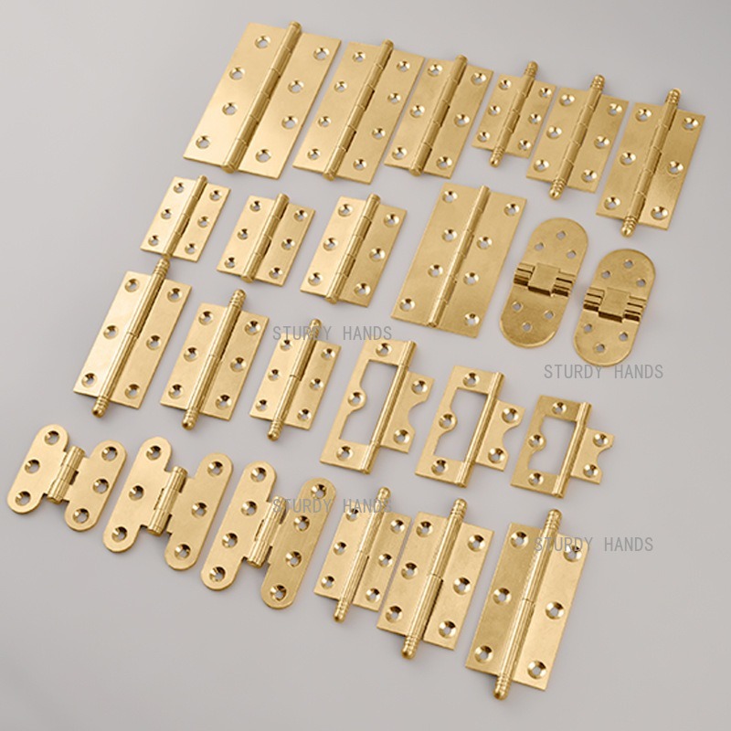 10 шт. латунных петель, золоты – обзор и цена Furniture Hardware Gold
