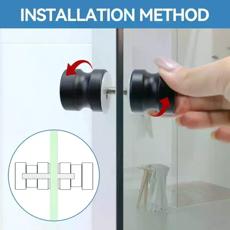 Стильная ручка для стеклянных  – обзор и цена Furniture Hardware Fittings