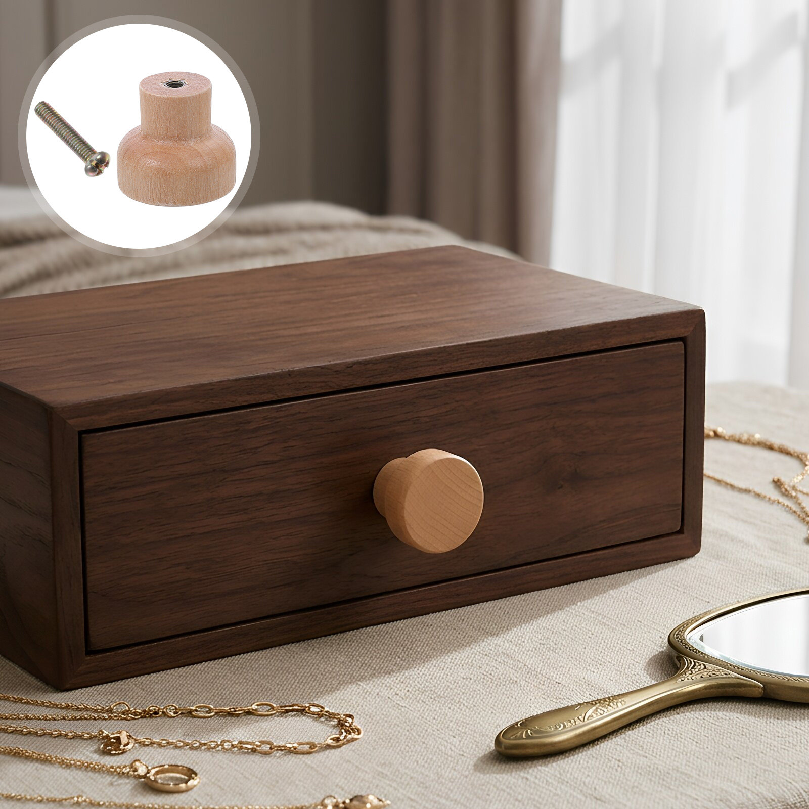 30 шт. маленьких круглых ручек – обзор и цена Cabinet Knob Round