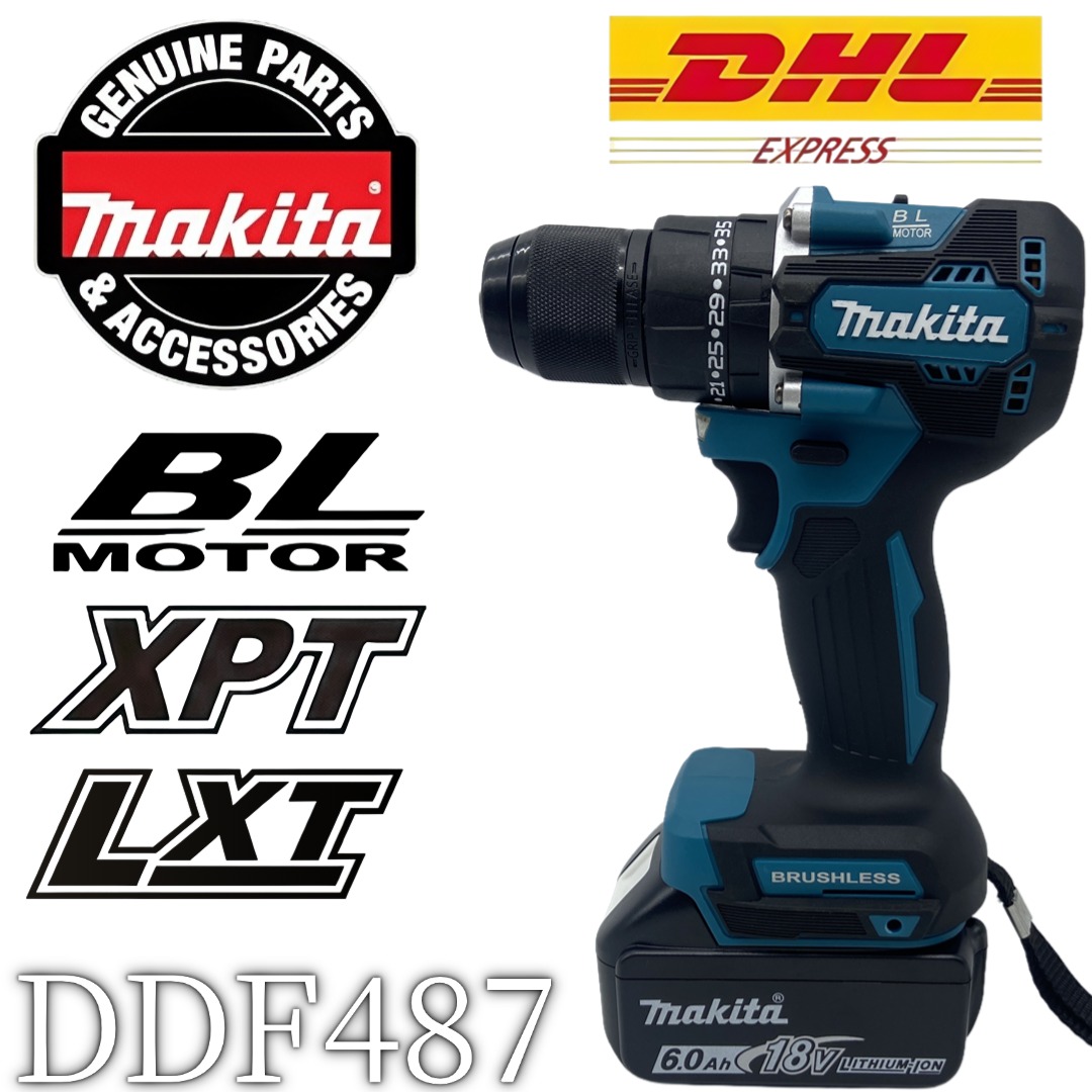 Про-класс 🏆   Оригинальная акк – обзор и цена Makita Drill Ddf484