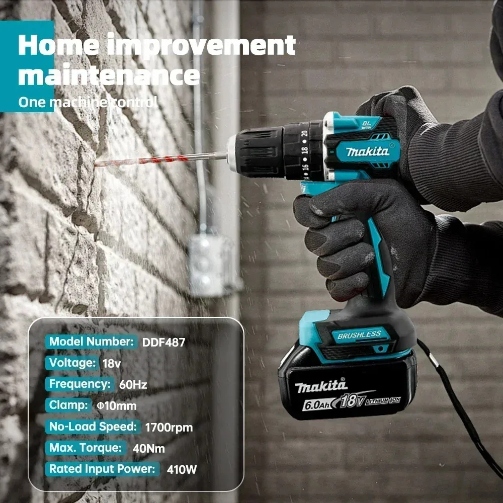 Про-класс 🏆   Оригинальная акк – обзор и цена Makita Drill Ddf484