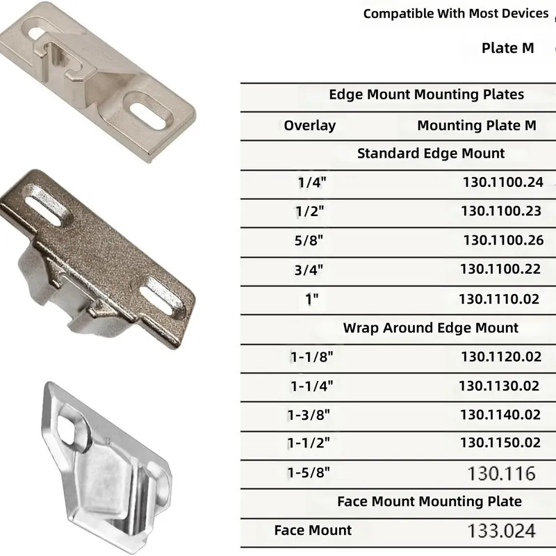 Петли для дверей шкафов, 110 г – обзор и цена Furniture Hardware Hinges