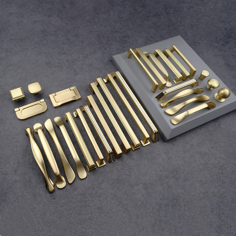 Золотые мебельные ручки из алю – обзор и цена Furniture Hardware Gold