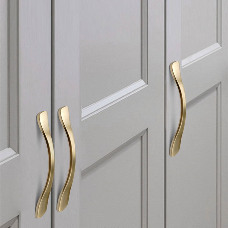 Золотые мебельные ручки из алю – обзор и цена Furniture Hardware Gold