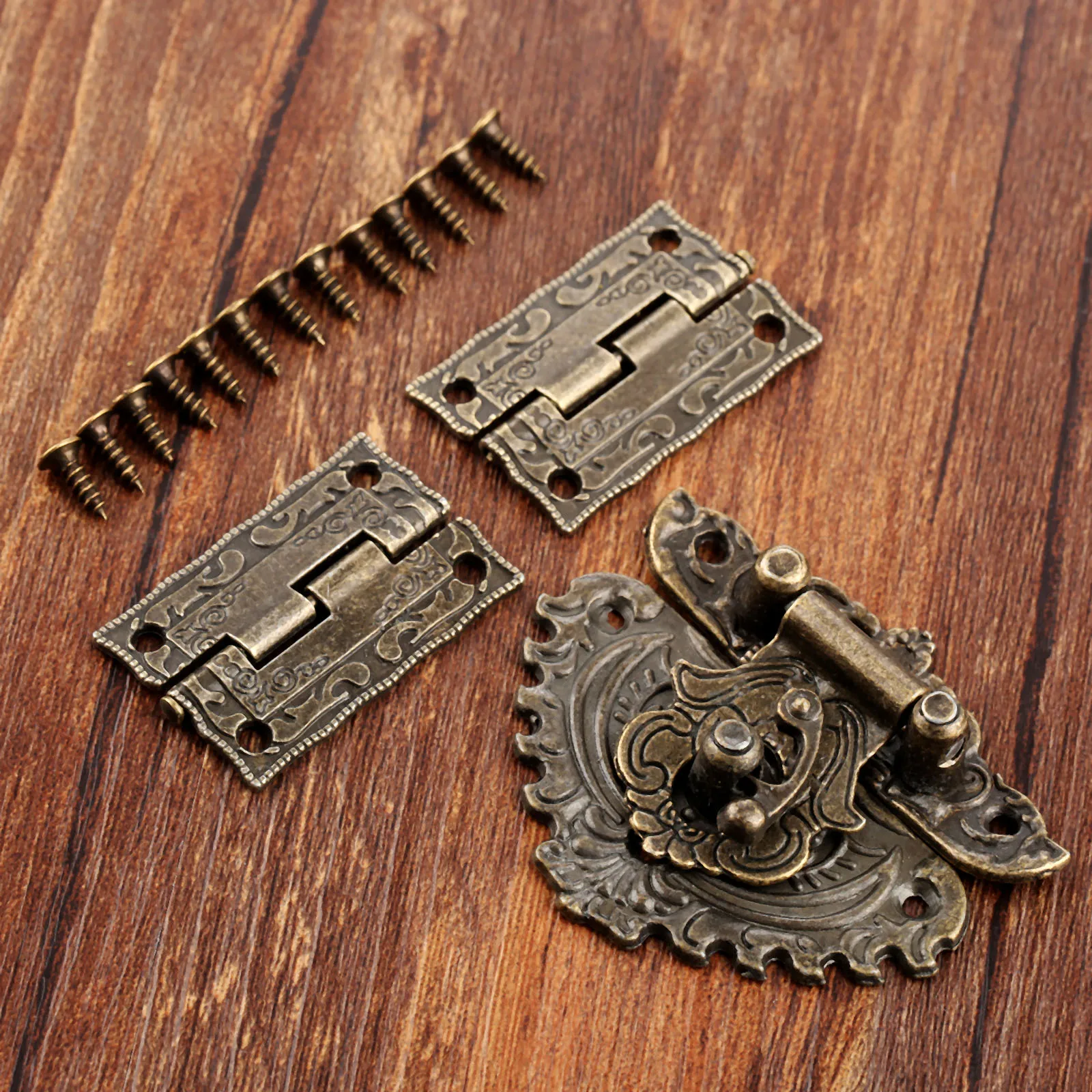 3 шт./компл., античный бронзов – обзор и цена Furniture Hardware Hinges