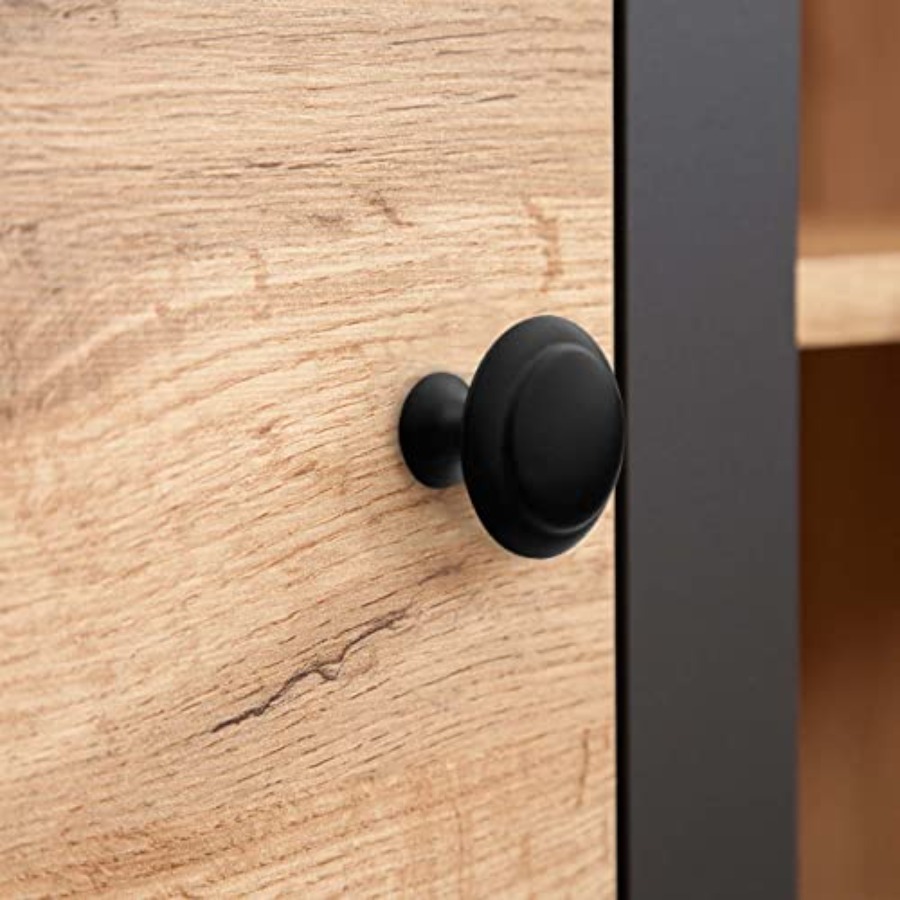 Набор из 12 черных круглых руч – обзор и цена Cabinet Knob Round