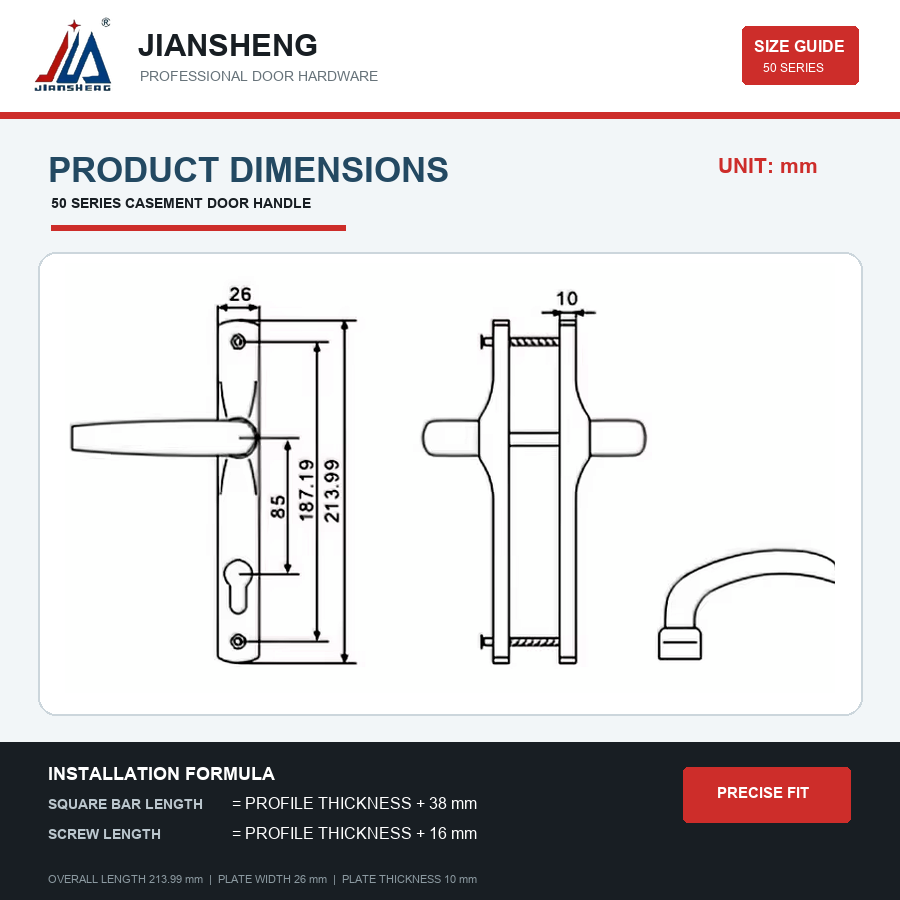 Двусторонний комплект ручек-за – обзор и цена Furniture Hardware Fittings
