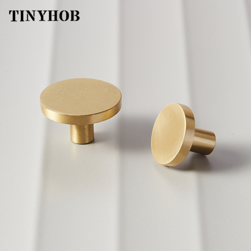 Круглые латунные ручки для ком – обзор и цена Furniture Hardware Gold